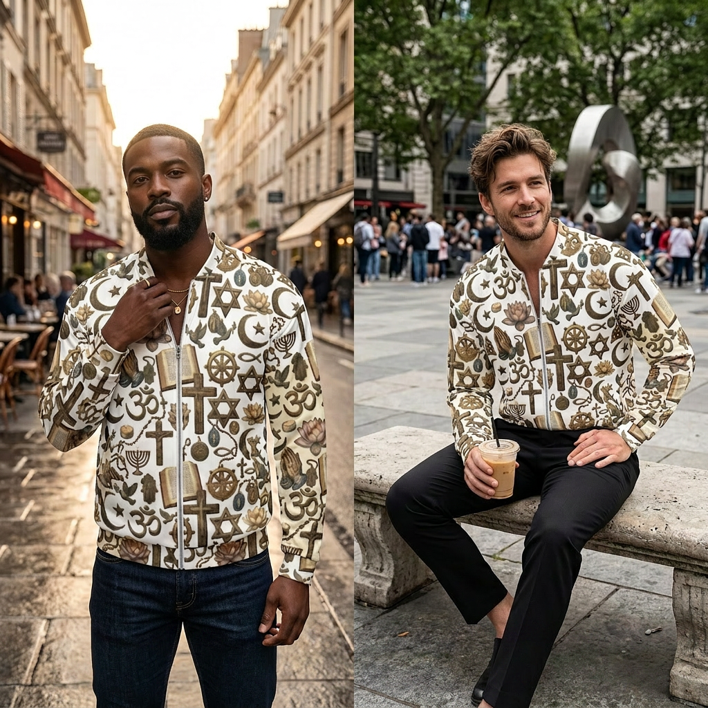 All-Over Print Unisex Bomber Jacket