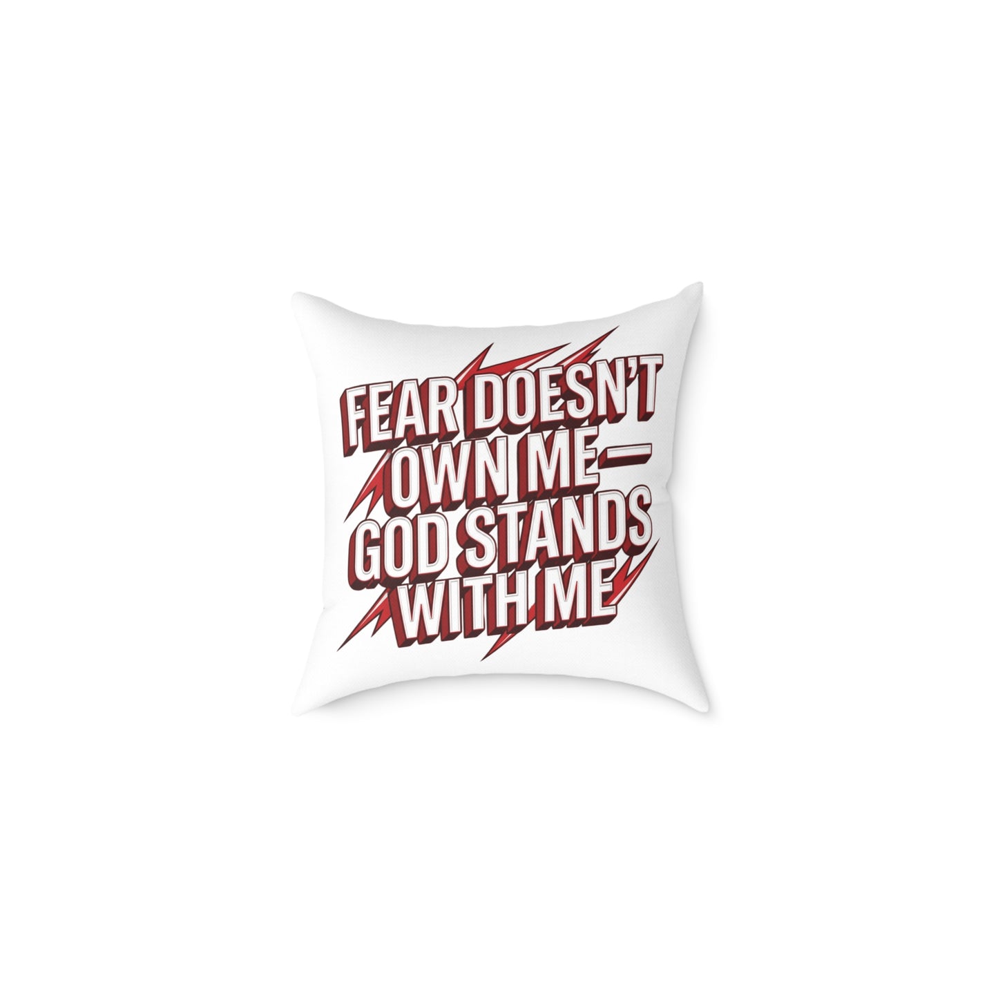 Square Poly Canvas Pillow — Durable Decorative Throw Pillow
