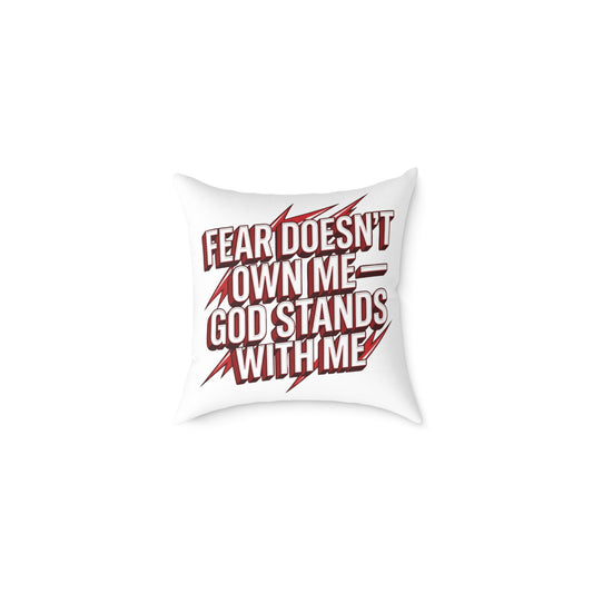 Square Poly Canvas Pillow — Durable Decorative Throw Pillow