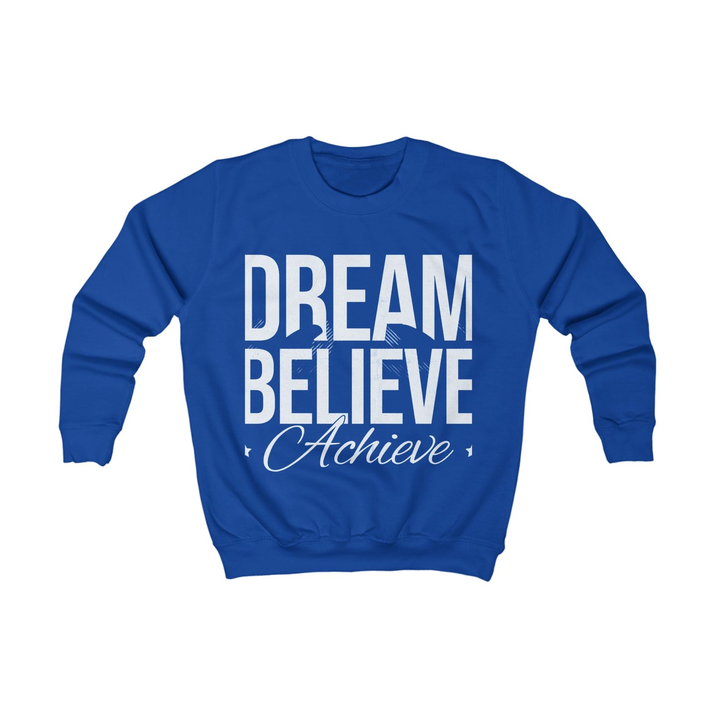 Kids Sweatshirt - Dream Big, Believe Crewneck