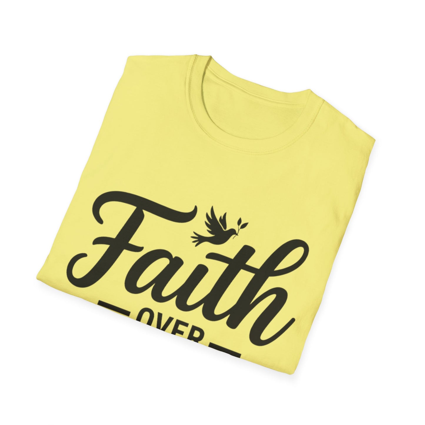 Faith Over Fear T-Shirt — Isaiah 41:10 Christian Inspirational Tee