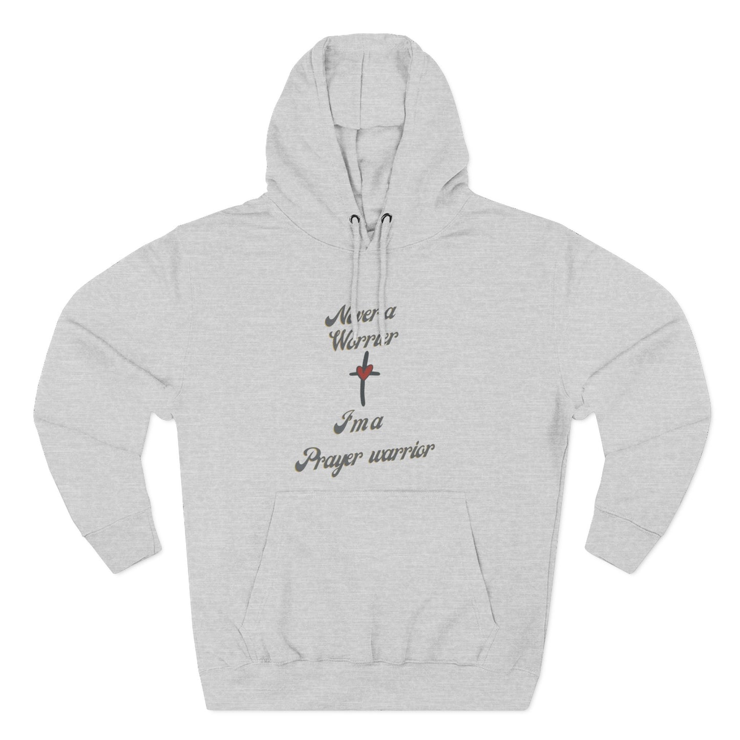 Prayer Warrior Hoodie — "I'm a Prayer Warrior" Christian Faith Pullover