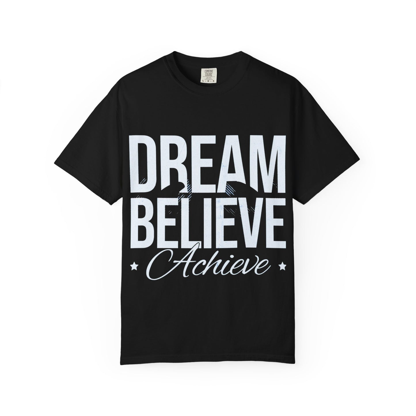 Dream Believe Inspire T-Shirt — Minimal Inspirational Graphic Tee