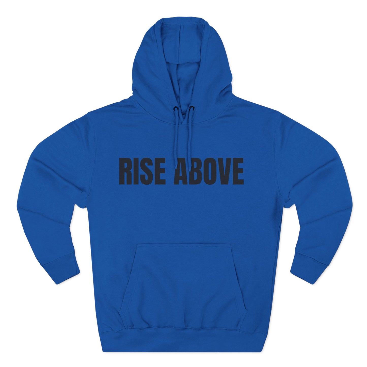 Rise Above Hoodie — Motivational Fleece Pullover