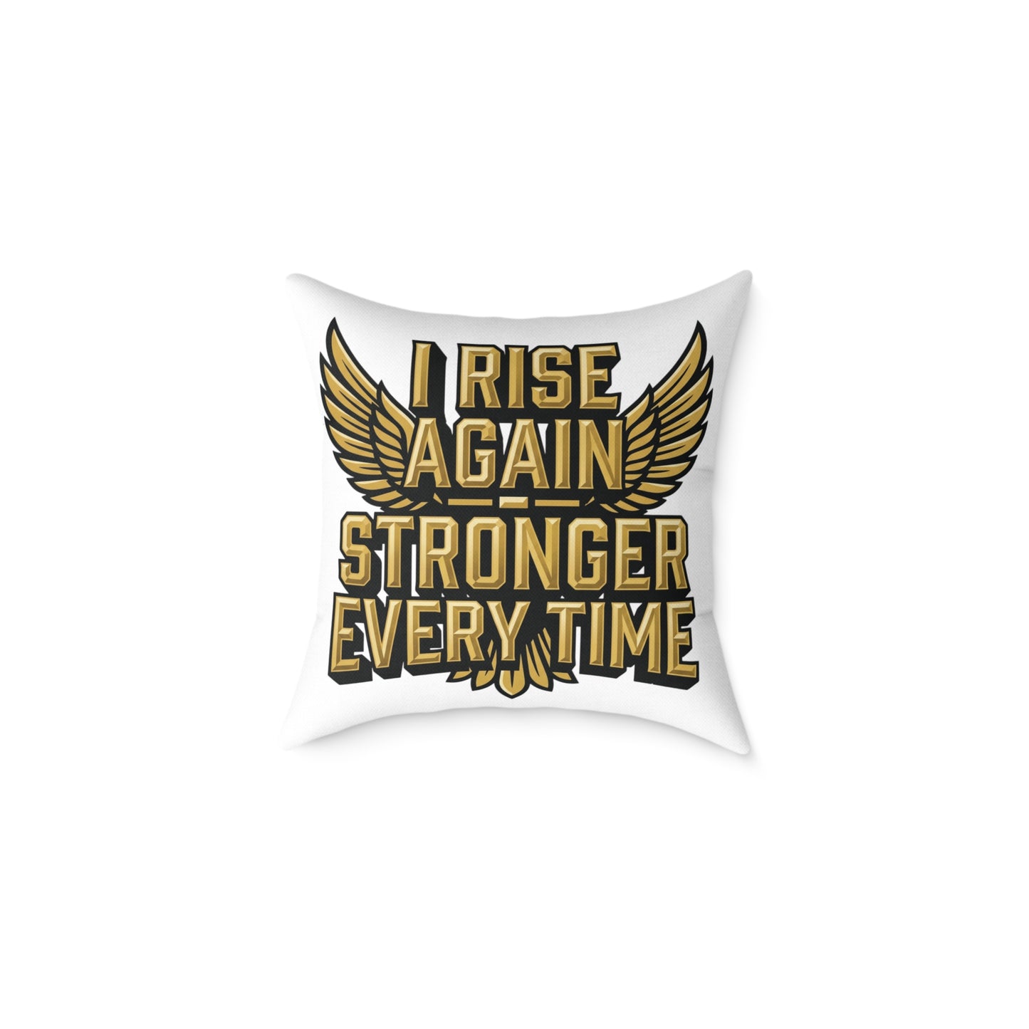 Square Poly Canvas Pillow — Durable Decorative Throw Pillow