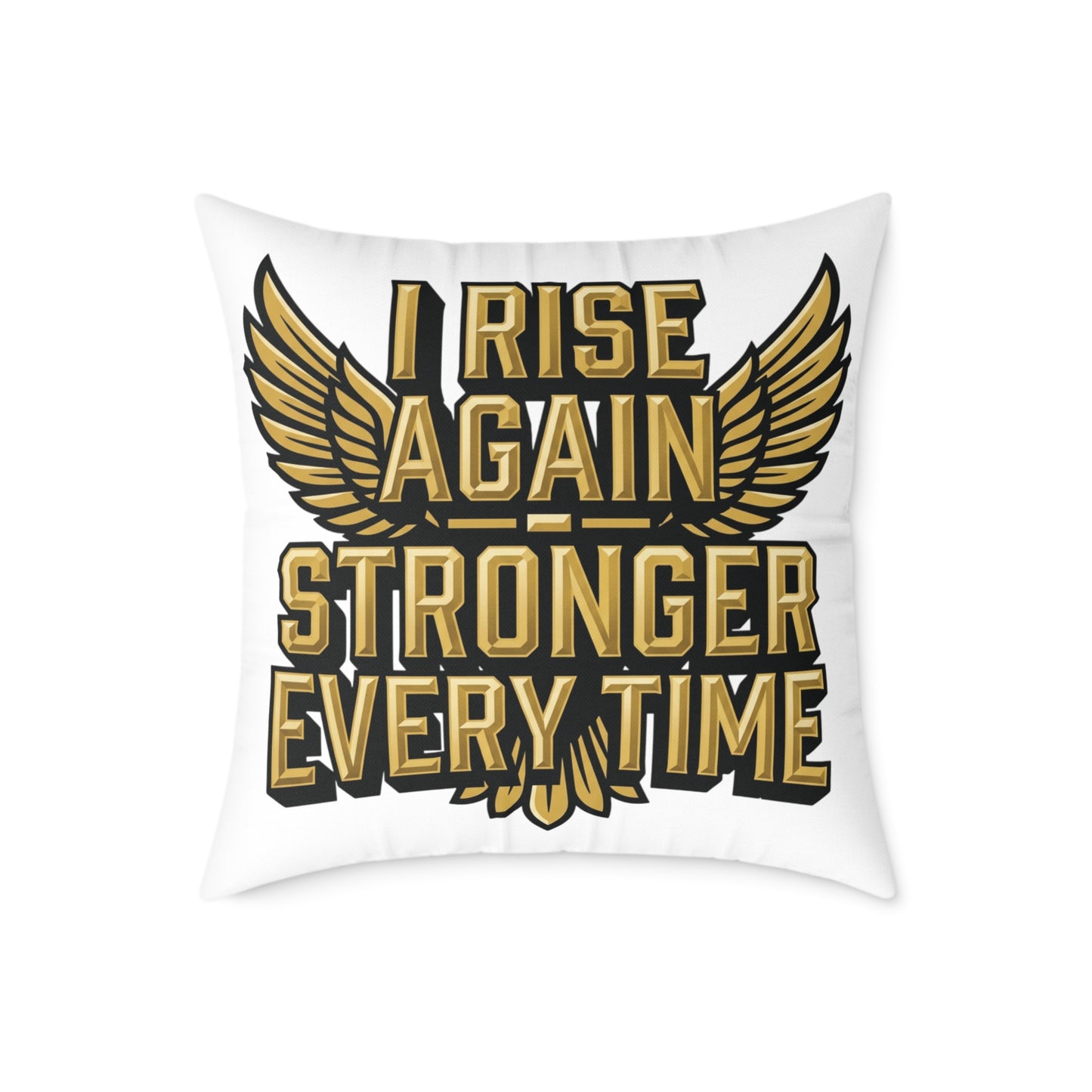 Square Poly Canvas Pillow — Durable Decorative Throw Pillow