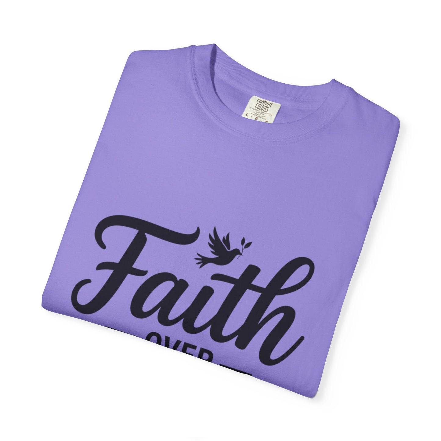 Faith Over Fear T-Shirt — Isaiah 41:10 Inspirational Christian Tee
