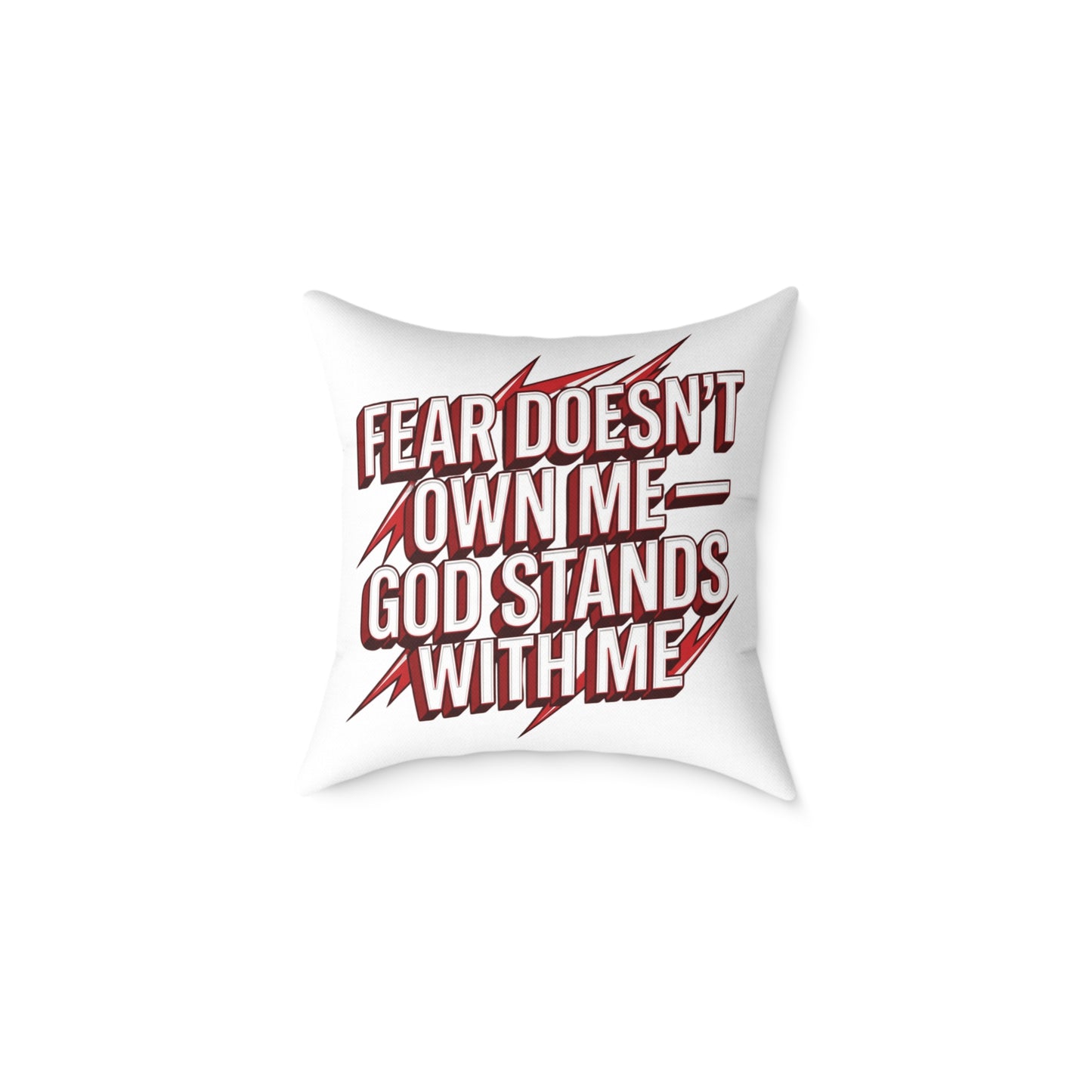 Square Poly Canvas Pillow — Durable Decorative Throw Pillow