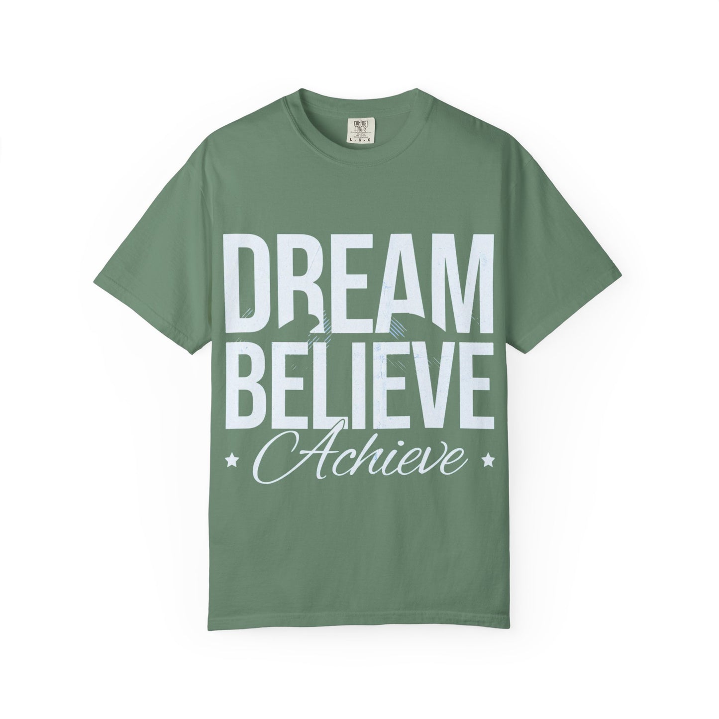 Dream Believe Inspire T-Shirt — Minimal Inspirational Graphic Tee