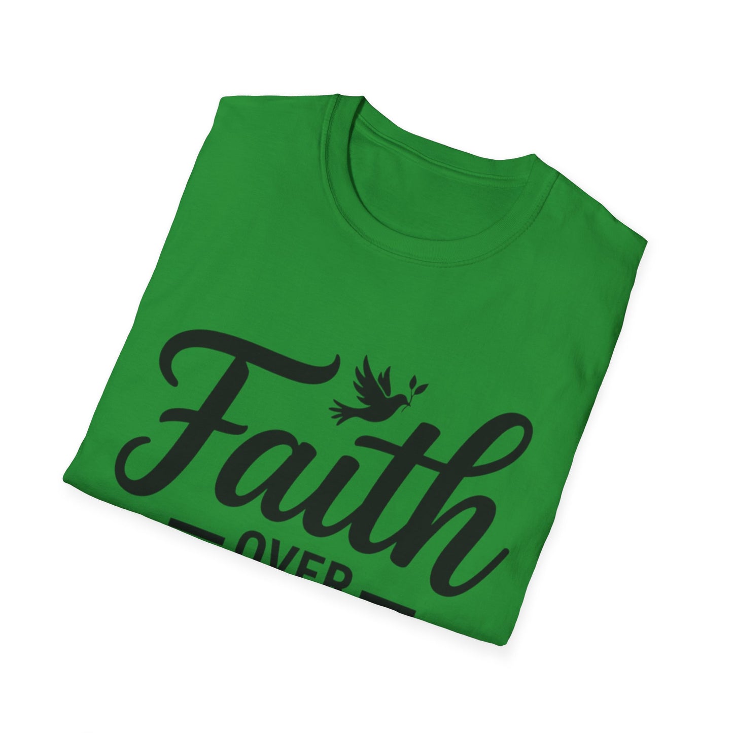 Faith Over Fear T-Shirt — Isaiah 41:10 Christian Inspirational Tee