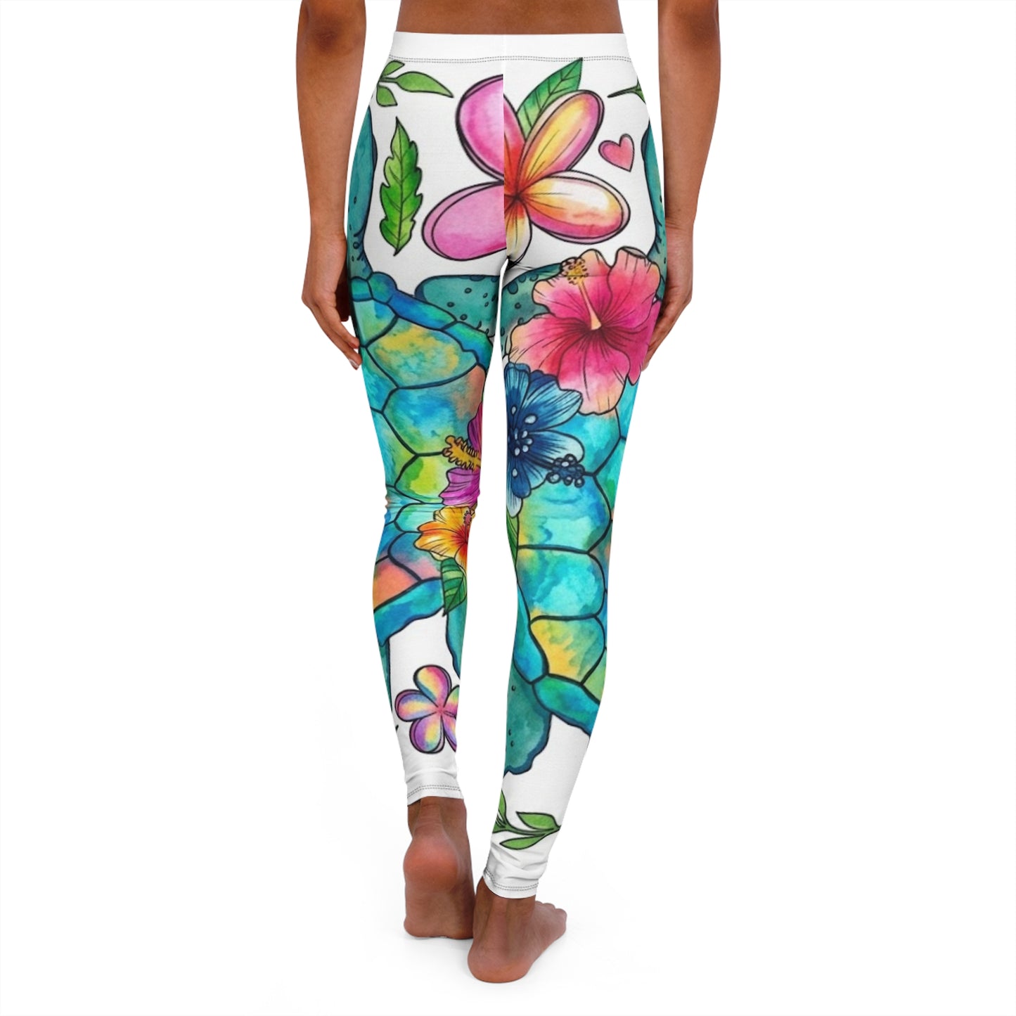 Leggings — Women's Bright Tropical Yoga Leggings