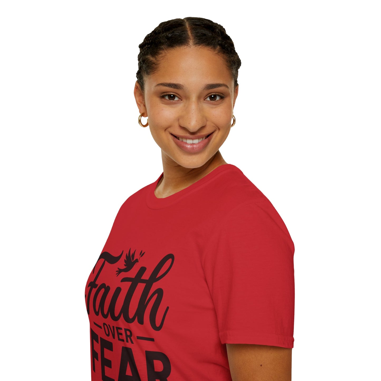Faith Over Fear T-Shirt — Isaiah 41:10 Christian Inspirational Tee