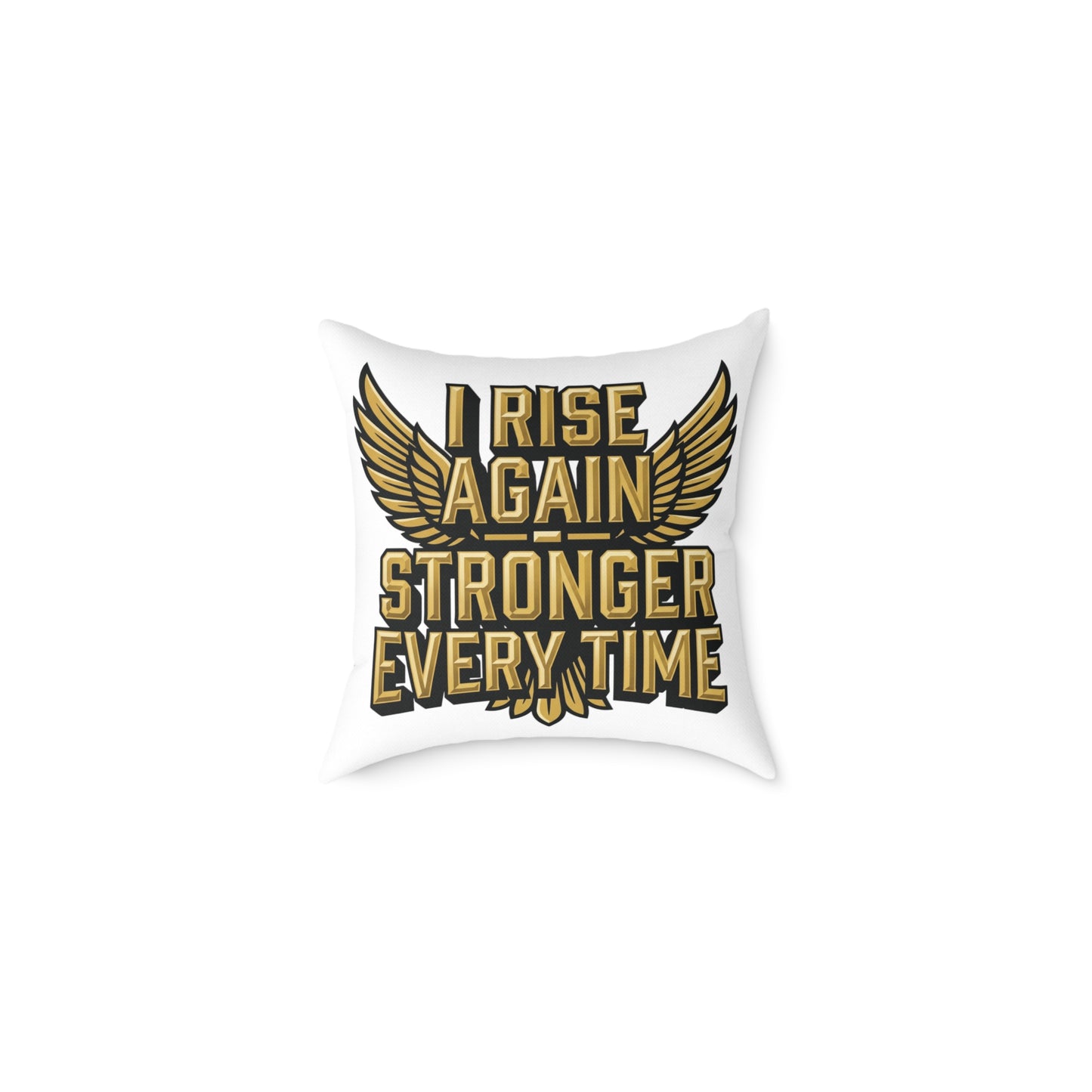 Square Poly Canvas Pillow — Durable Decorative Throw Pillow