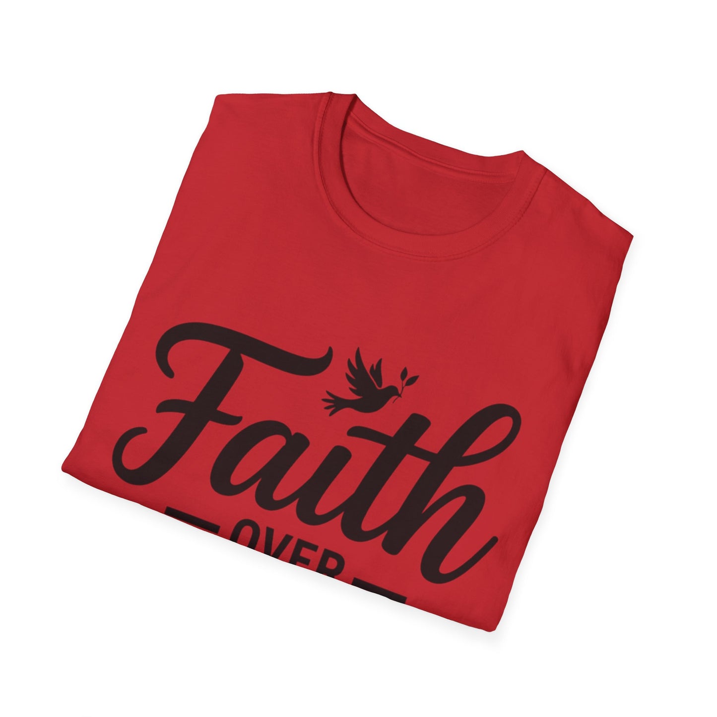 Faith Over Fear T-Shirt — Isaiah 41:10 Christian Inspirational Tee