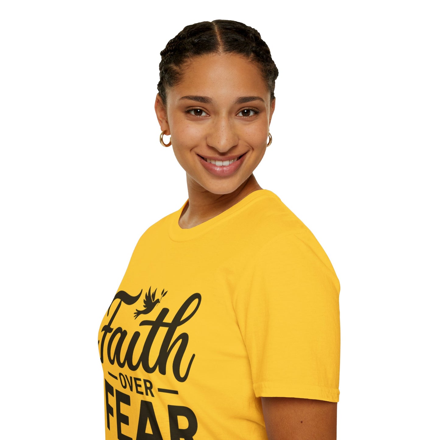 Faith Over Fear T-Shirt — Isaiah 41:10 Christian Inspirational Tee