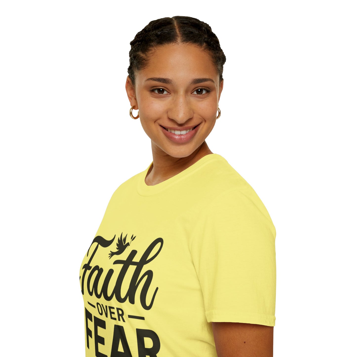 Faith Over Fear T-Shirt — Isaiah 41:10 Christian Inspirational Tee