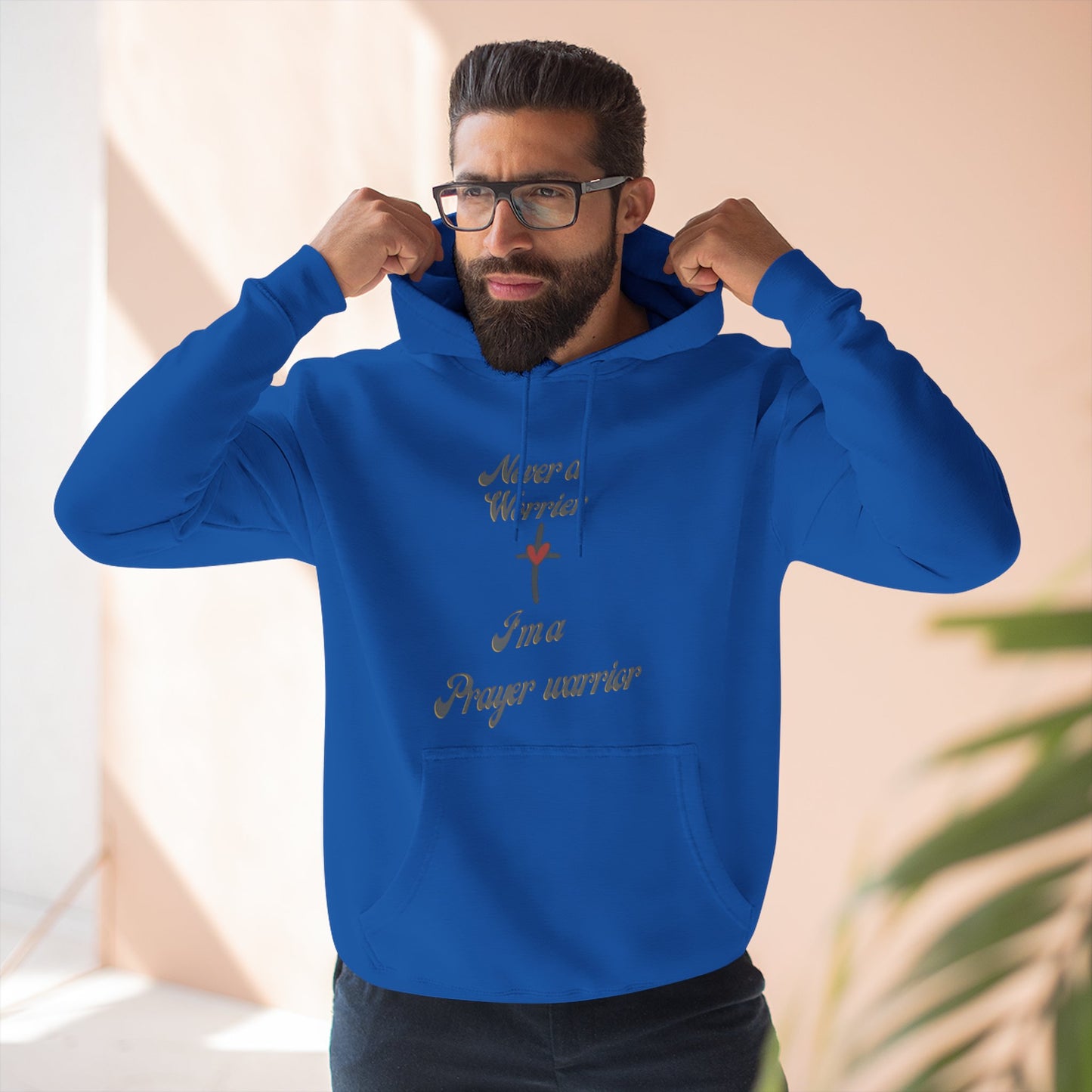 Prayer Warrior Hoodie — "I'm a Prayer Warrior" Christian Faith Pullover