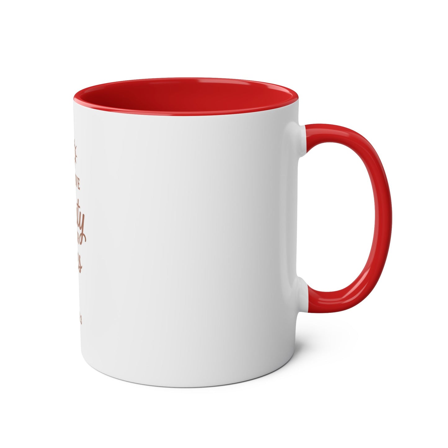 Christian Coffee Mug - "He Will Give You Beauty for Your Ashes" Isaiah 61:3 (Two-Tone 11oz)