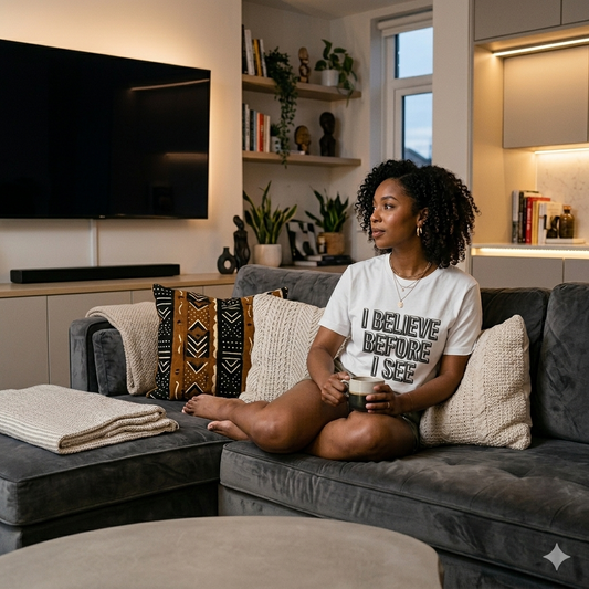 T-Shirt — "I Believe Before I See" Inspirational Graphic Tee