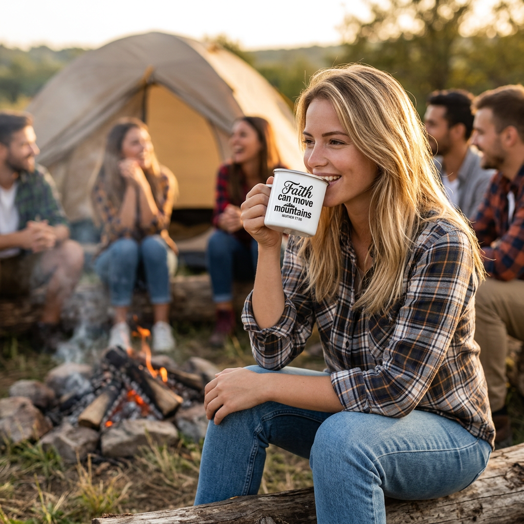 Enamel Camping Mug