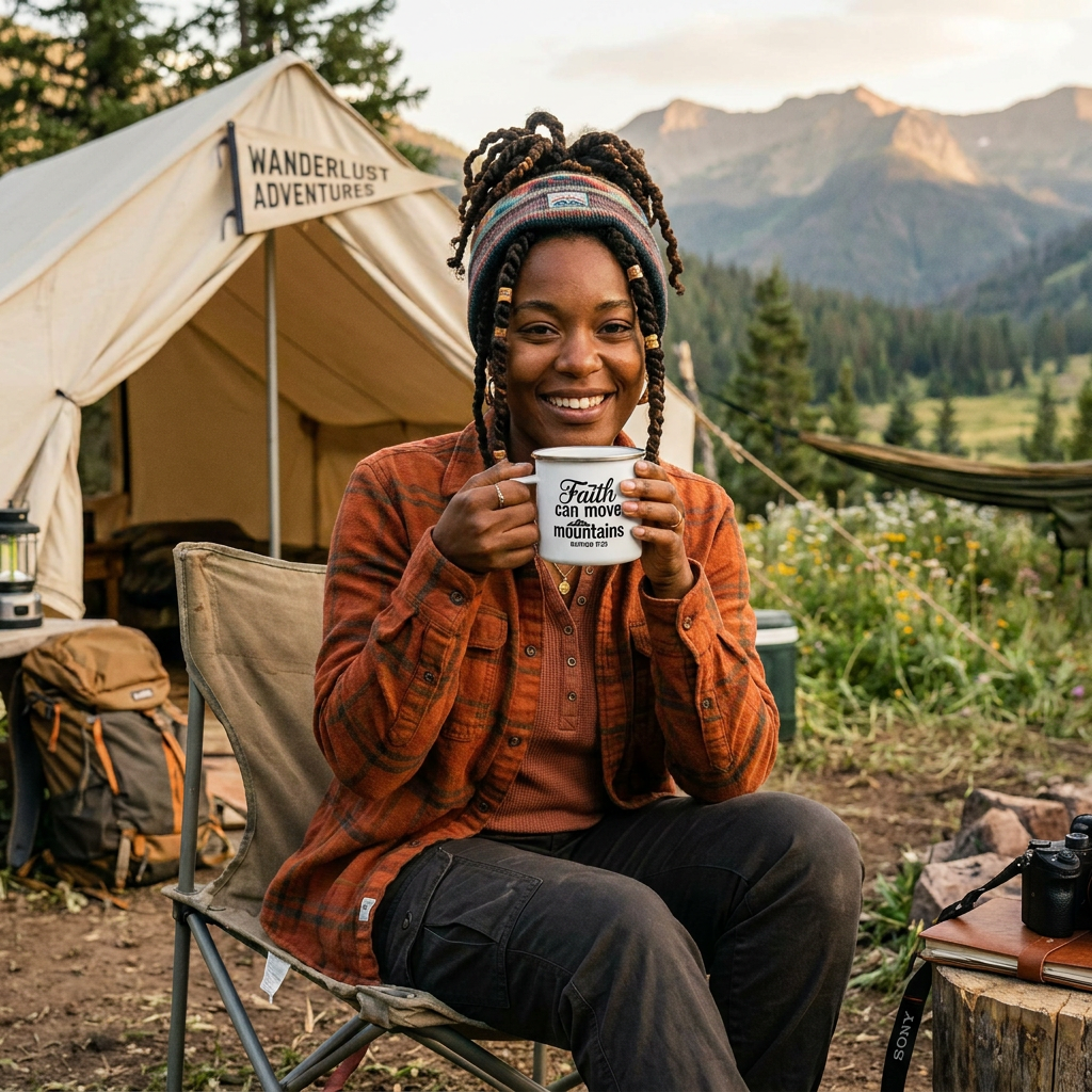 Enamel Camping Mug