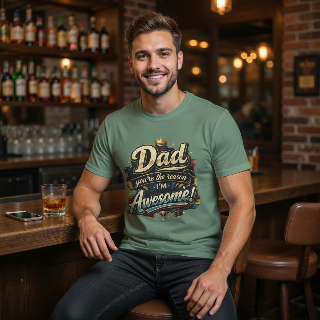 Dad You’re the Reason I’m Awesome T-Shirt