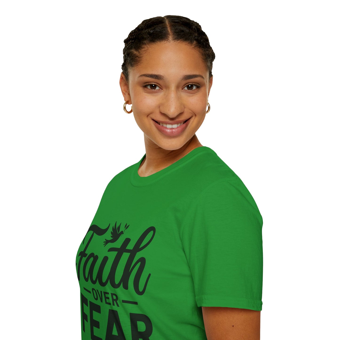 Faith Over Fear T-Shirt — Isaiah 41:10 Christian Inspirational Tee
