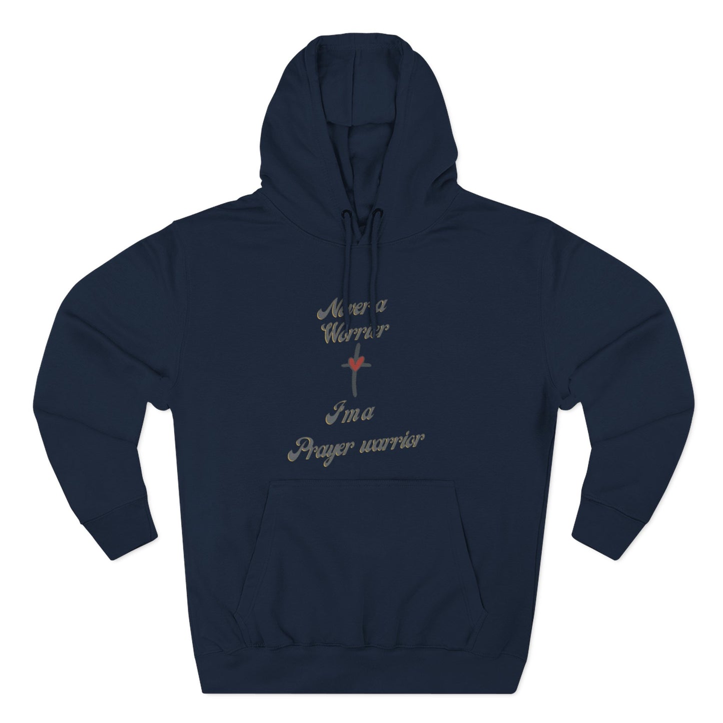 Prayer Warrior Hoodie — "I'm a Prayer Warrior" Christian Faith Pullover