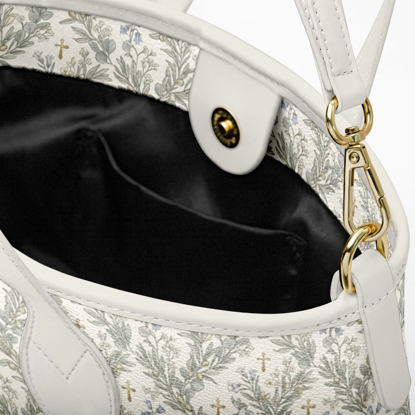 Leather Tote Bag - AOP