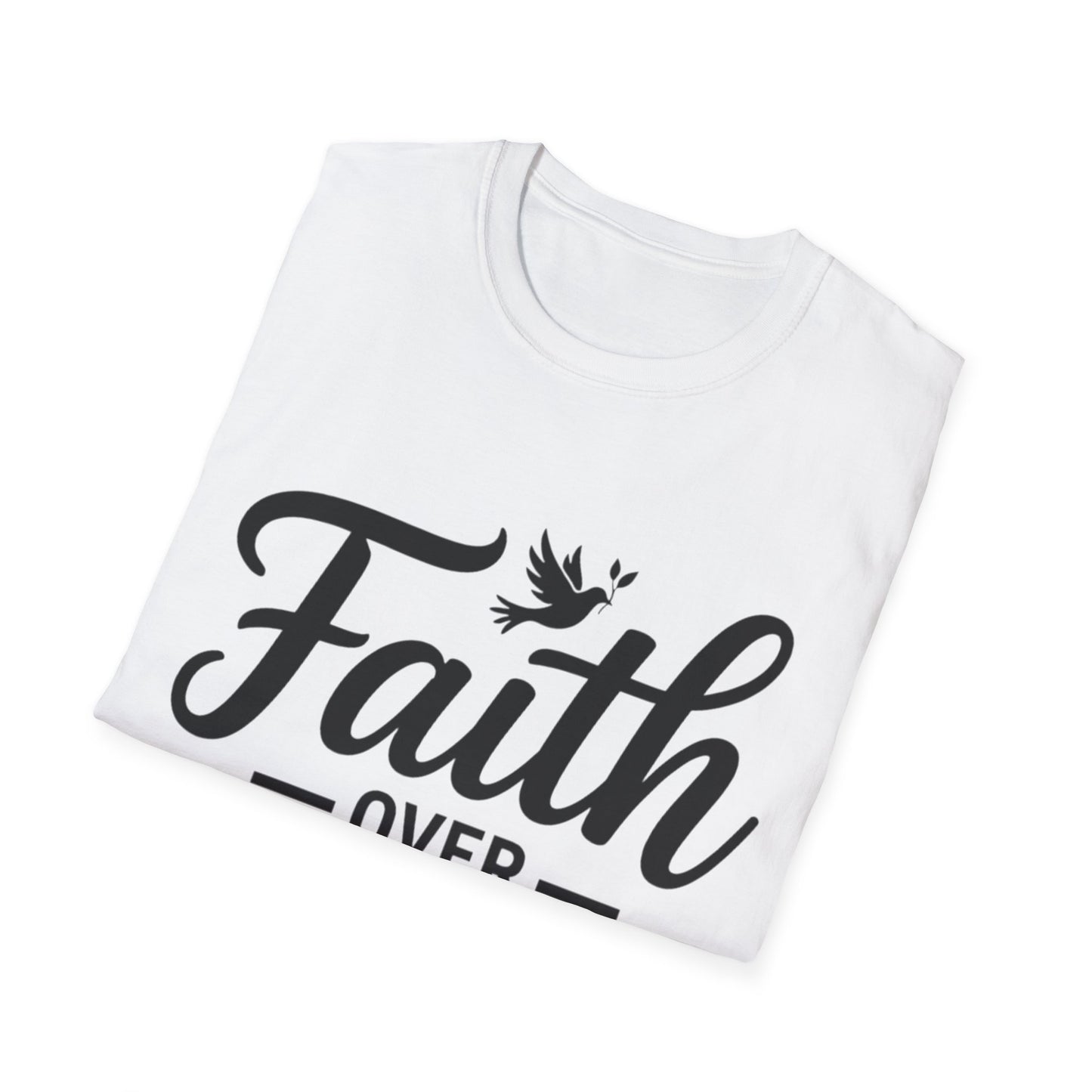 Faith Over Fear T-Shirt — Isaiah 41:10 Christian Inspirational Tee