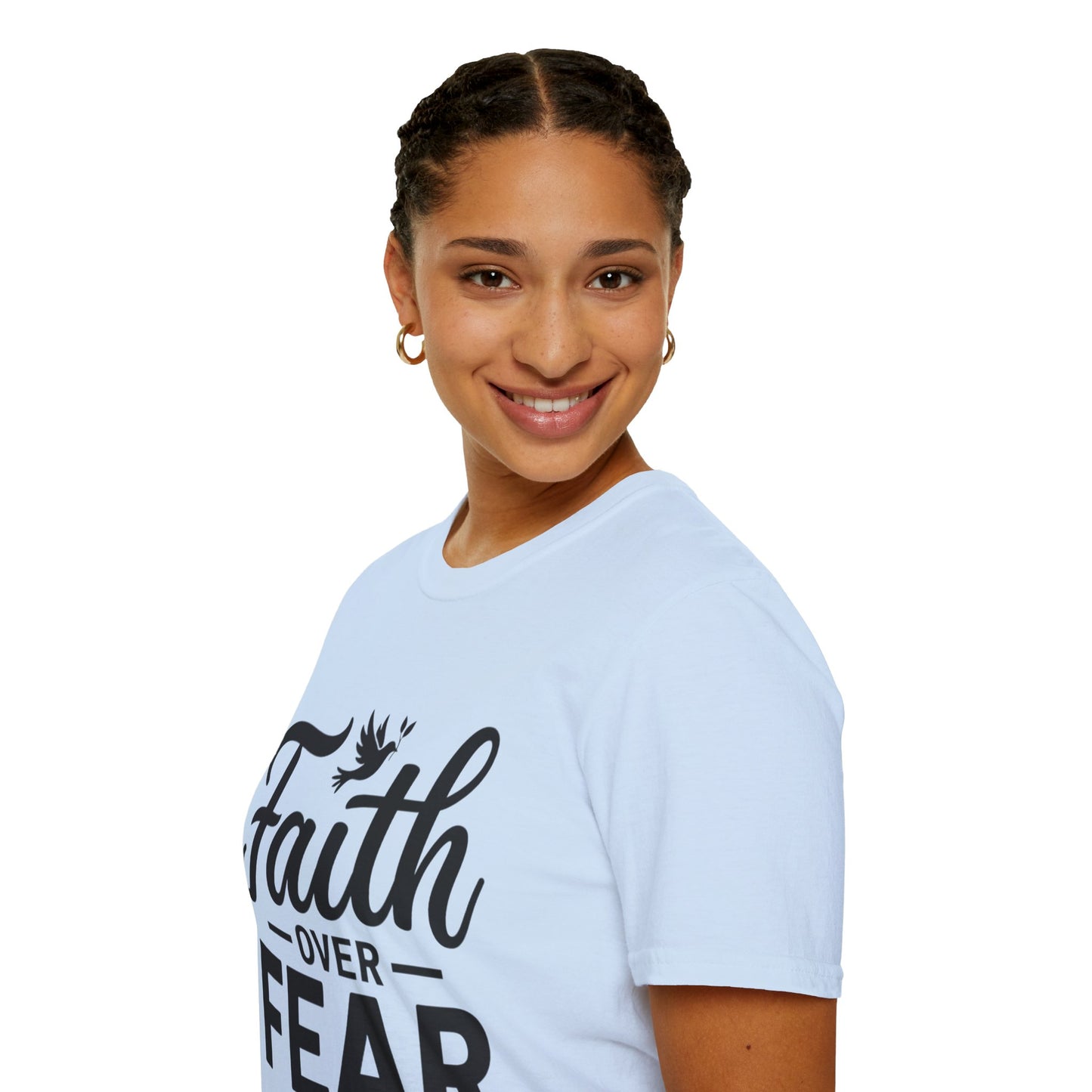 Faith Over Fear T-Shirt — Isaiah 41:10 Christian Inspirational Tee