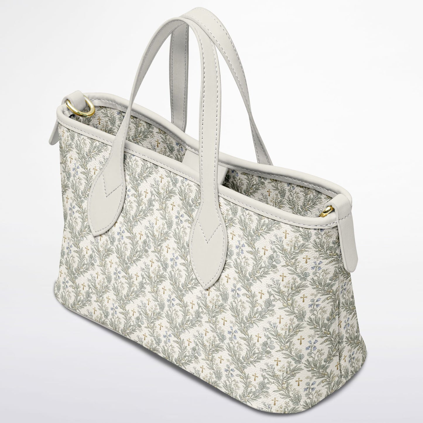 Leather Tote Bag - AOP