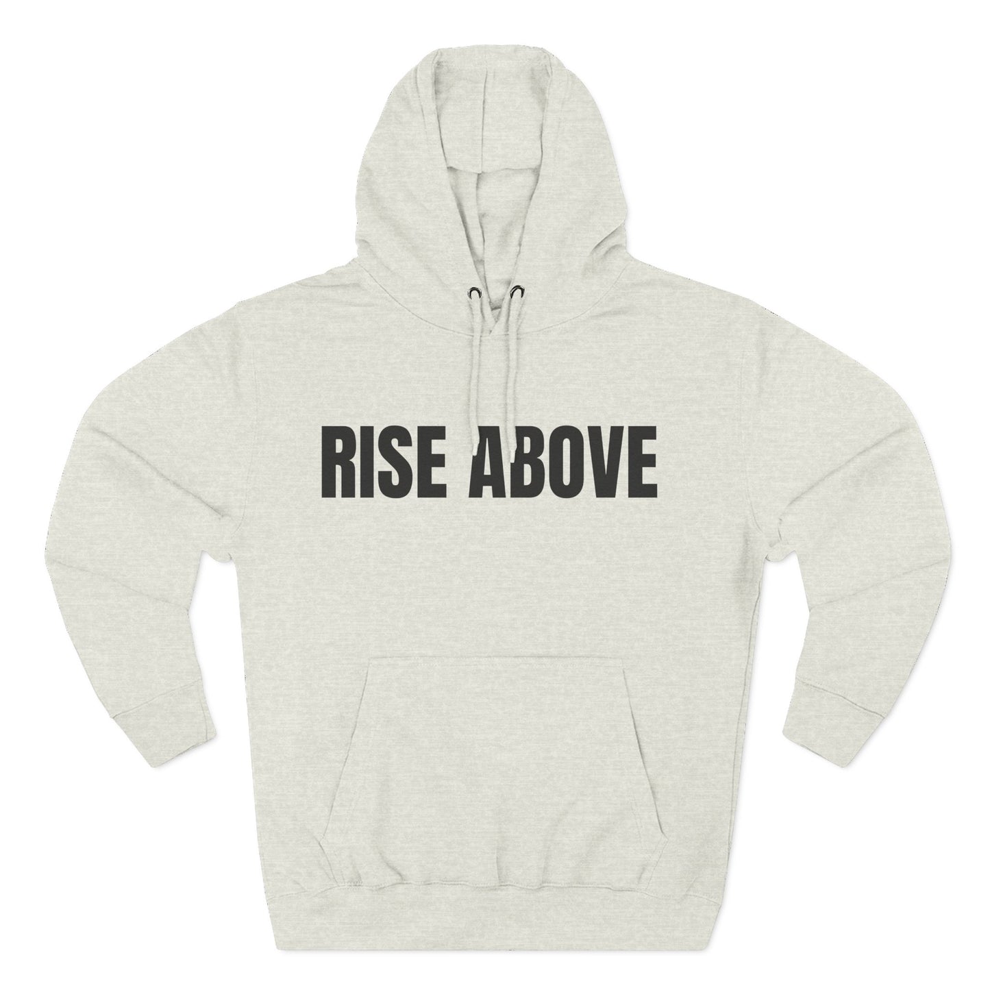 Rise Above Hoodie — Motivational Fleece Pullover