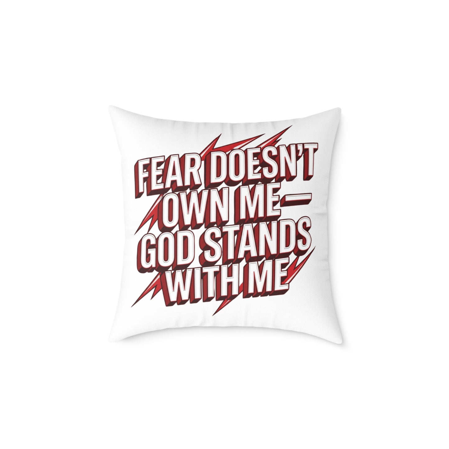 Square Poly Canvas Pillow — Durable Decorative Throw Pillow