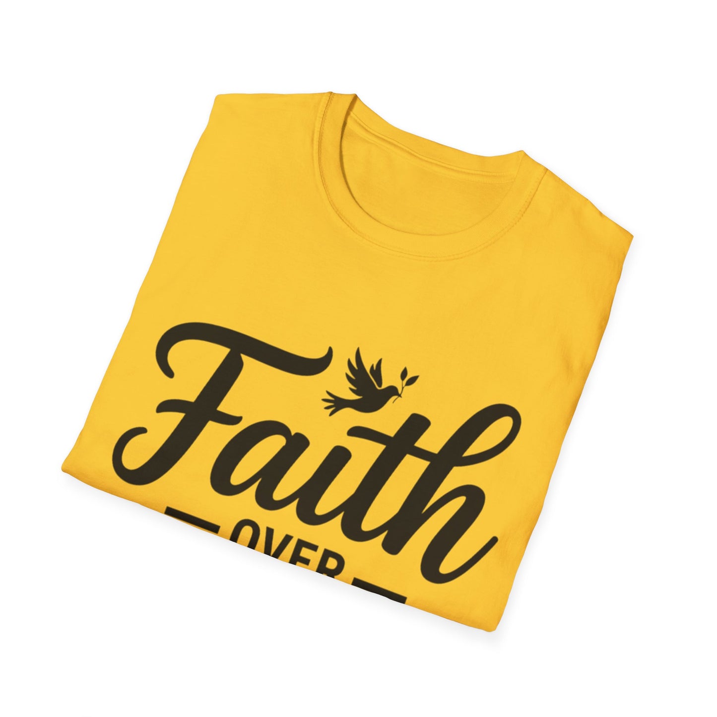 Faith Over Fear T-Shirt — Isaiah 41:10 Christian Inspirational Tee