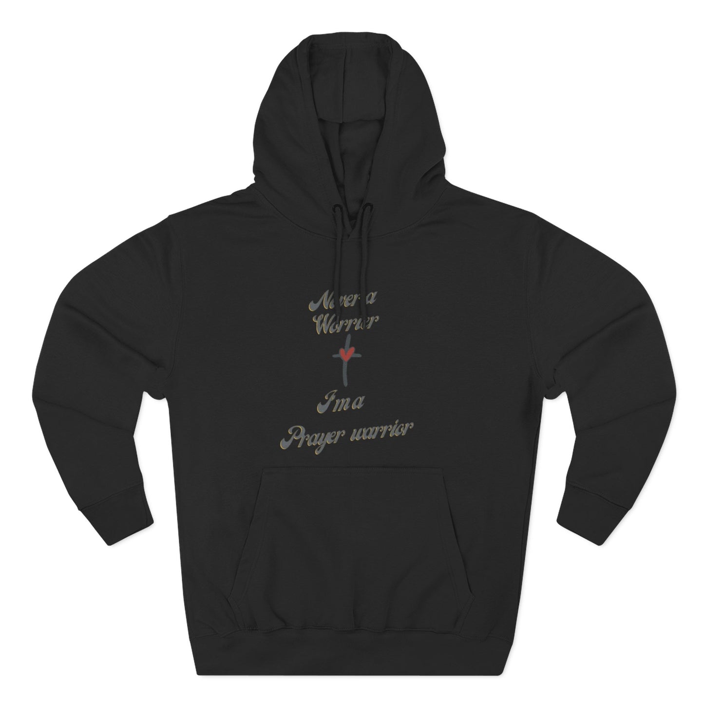 Prayer Warrior Hoodie — "I'm a Prayer Warrior" Christian Faith Pullover