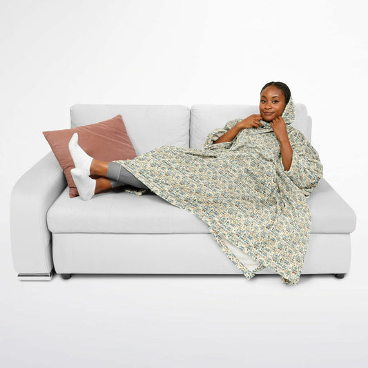 The Prayer Wrap — Flannel Blanket Poncho