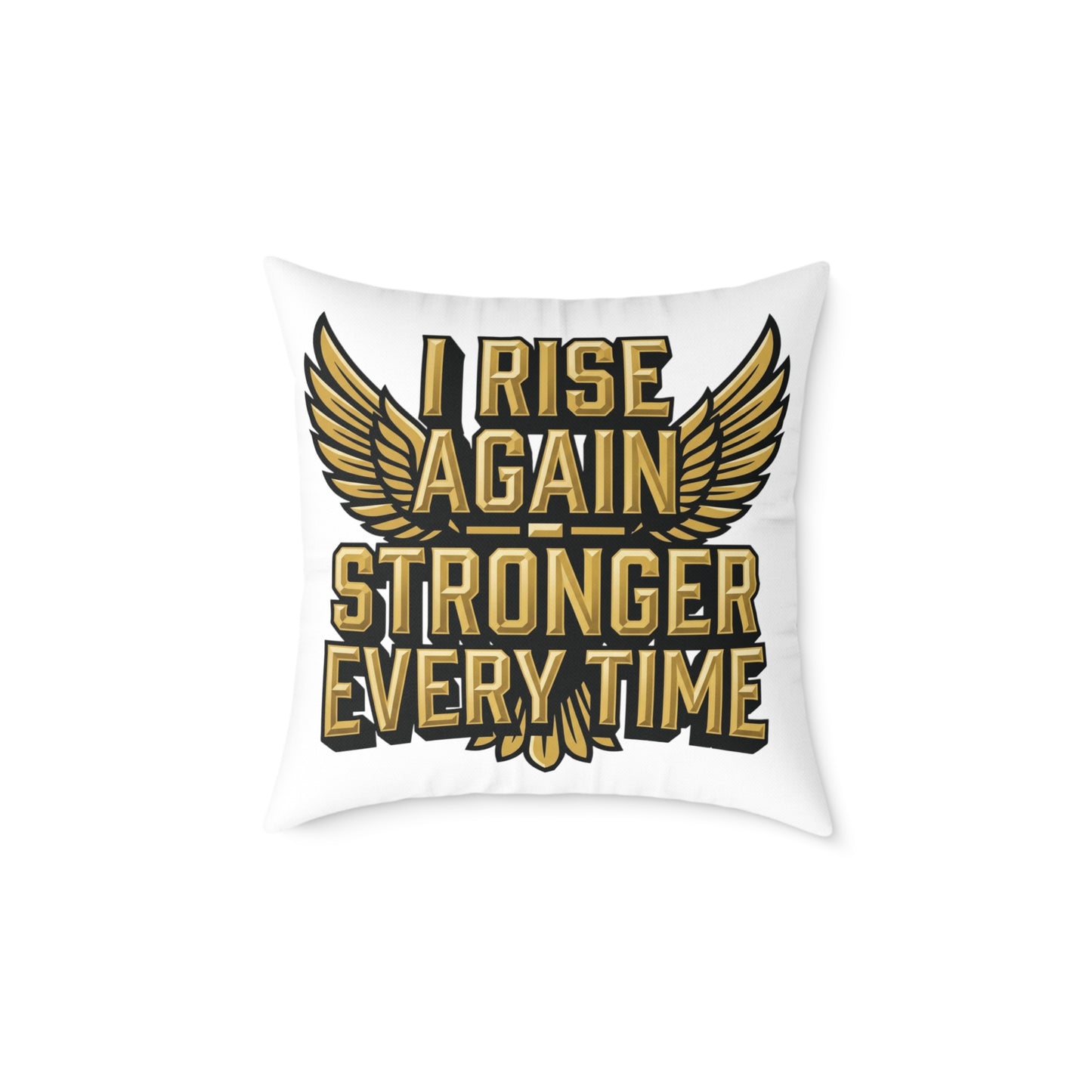 Square Poly Canvas Pillow — Durable Decorative Throw Pillow