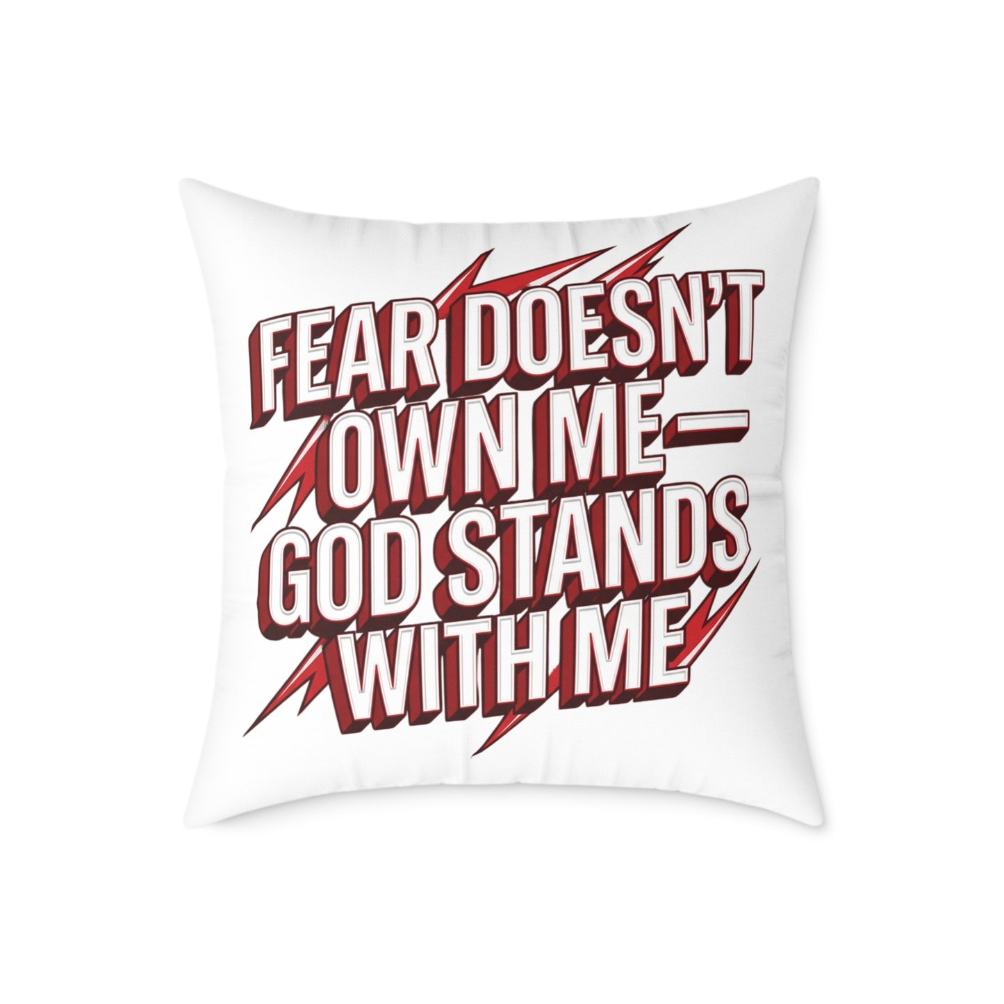 Square Poly Canvas Pillow — Durable Decorative Throw Pillow