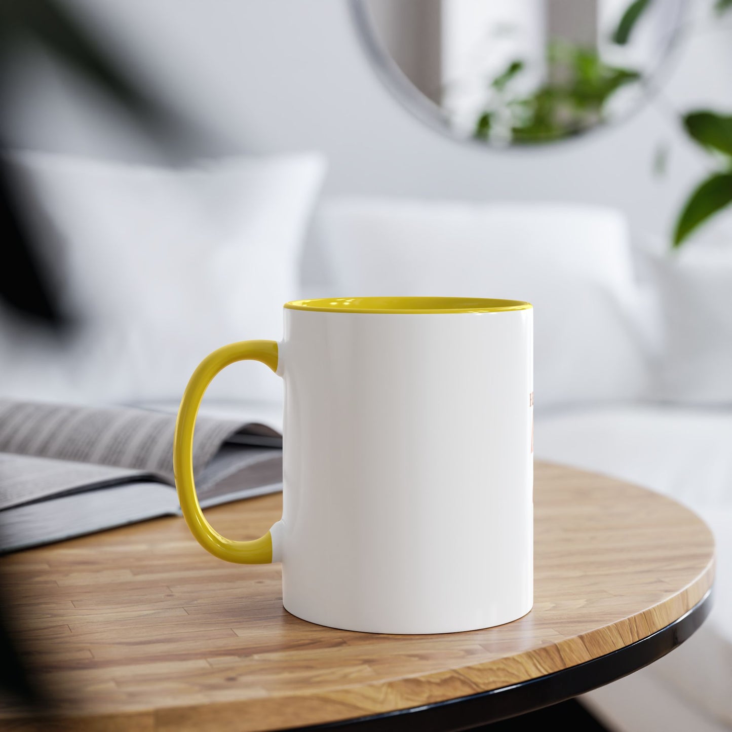 Christian Coffee Mug - "He Will Give You Beauty for Your Ashes" Isaiah 61:3 (Two-Tone 11oz)