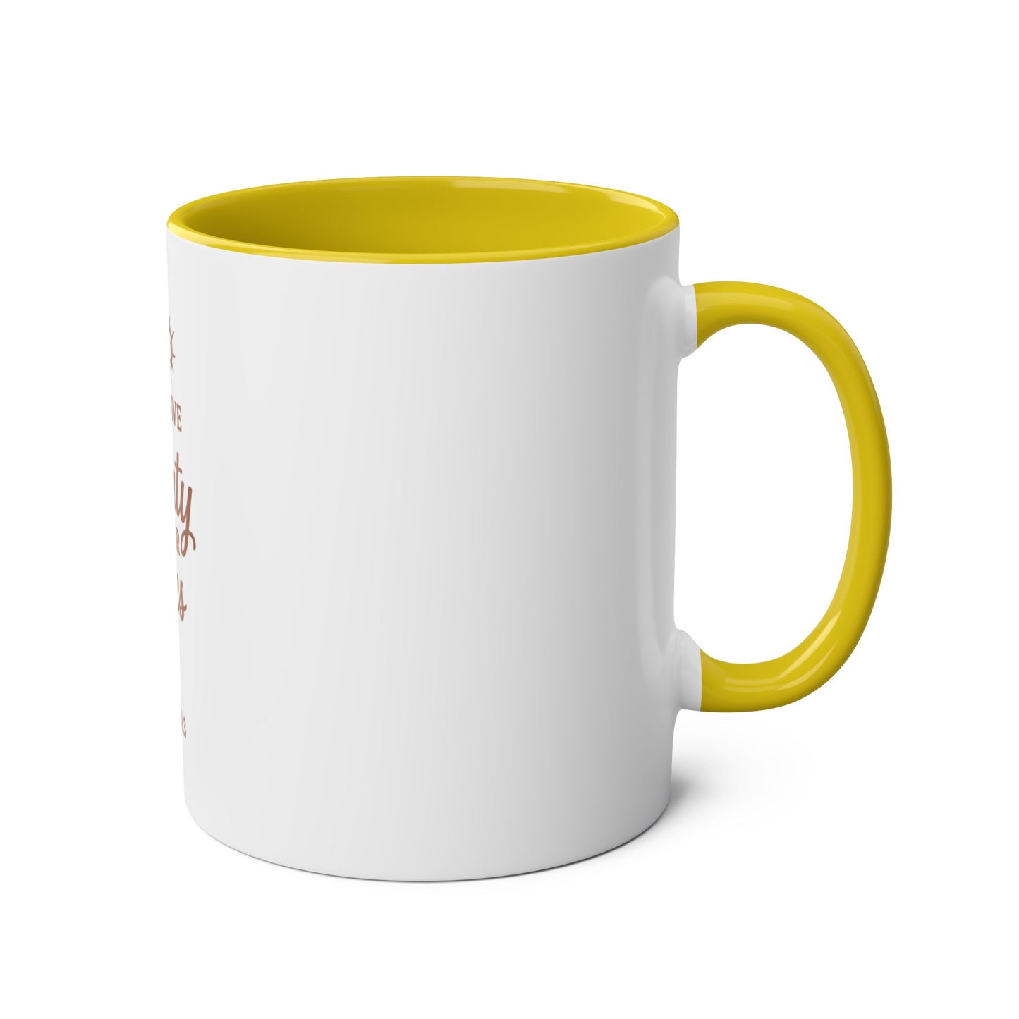 Christian Coffee Mug - "He Will Give You Beauty for Your Ashes" Isaiah 61:3 (Two-Tone 11oz)