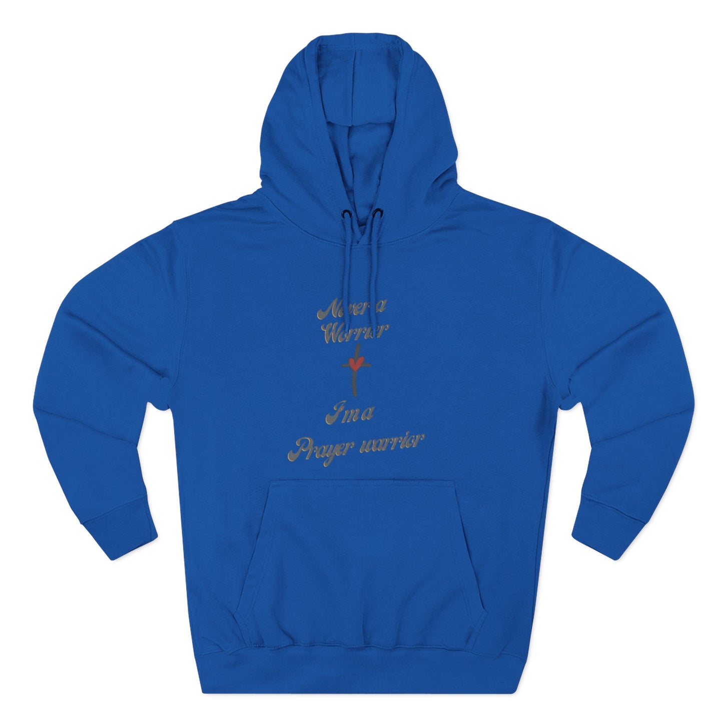 Prayer Warrior Hoodie — "I'm a Prayer Warrior" Christian Faith Pullover