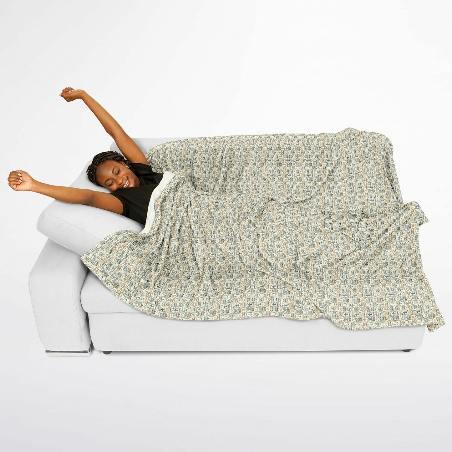The Prayer Wrap — Flannel Blanket Poncho