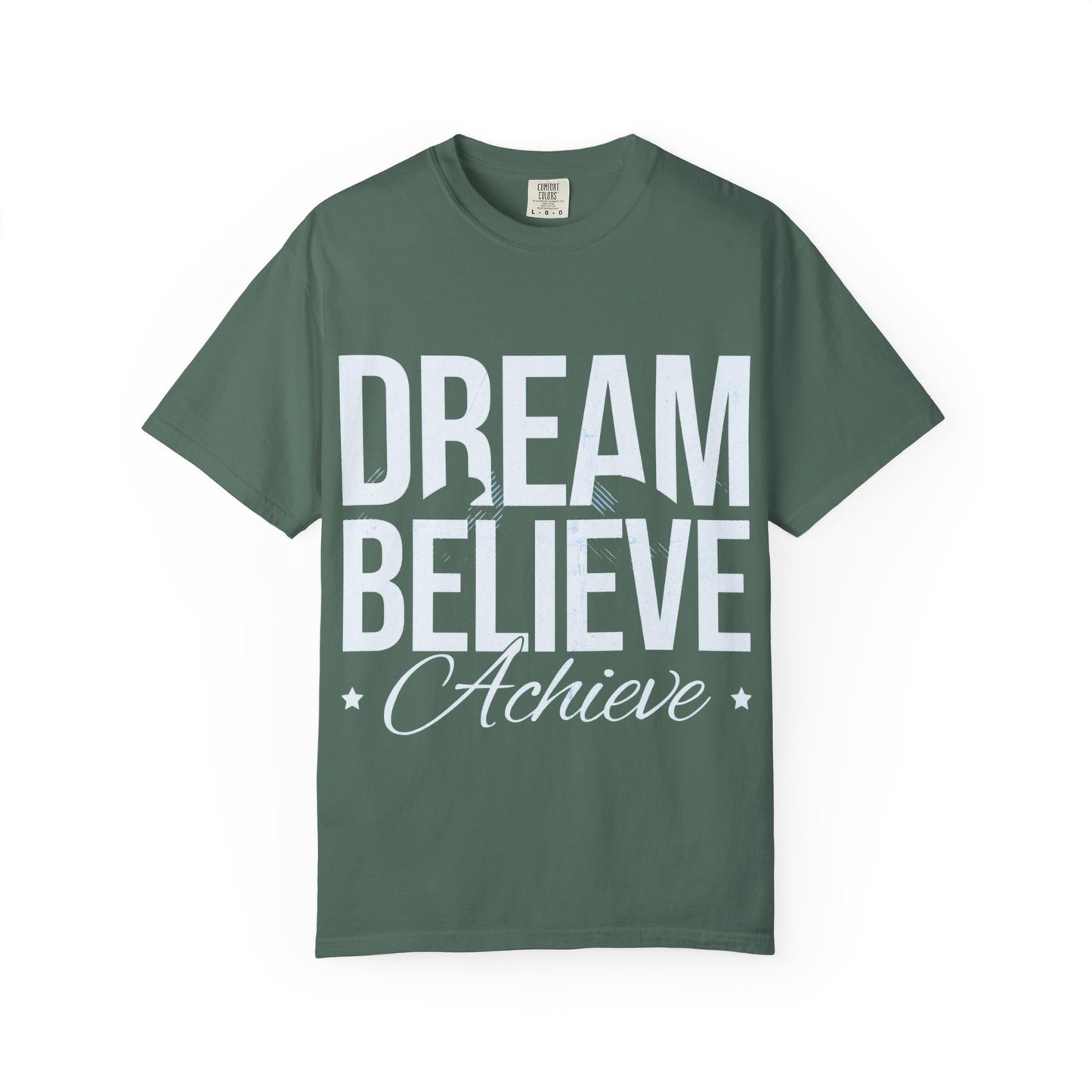 Dream Believe Inspire T-Shirt — Minimal Inspirational Graphic Tee
