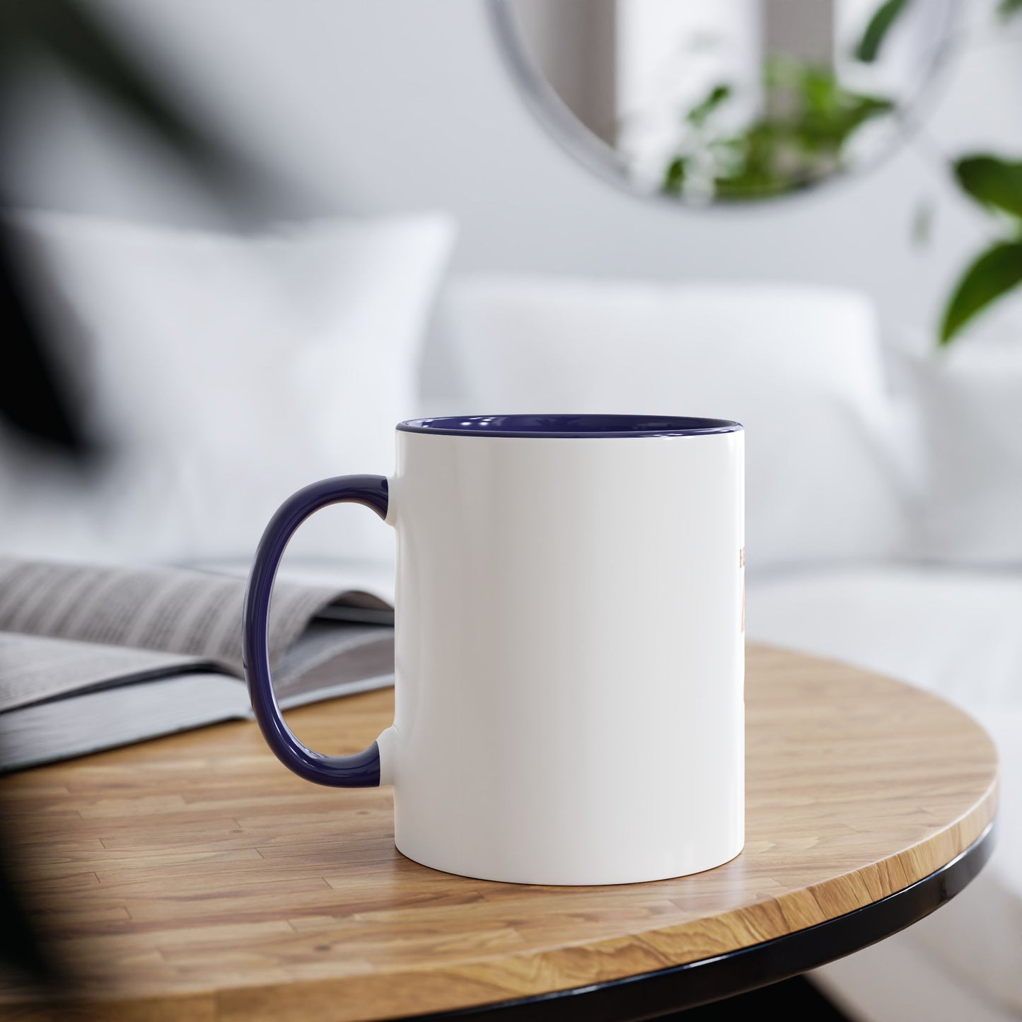 Christian Coffee Mug - "He Will Give You Beauty for Your Ashes" Isaiah 61:3 (Two-Tone 11oz)