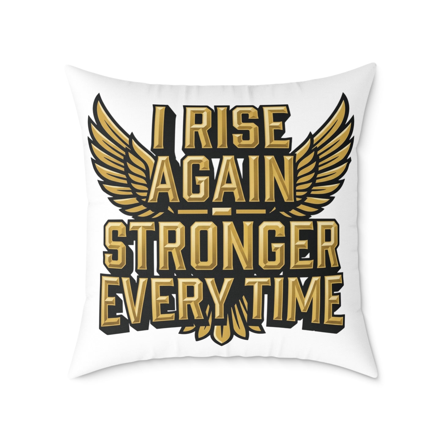 Square Poly Canvas Pillow — Durable Decorative Throw Pillow