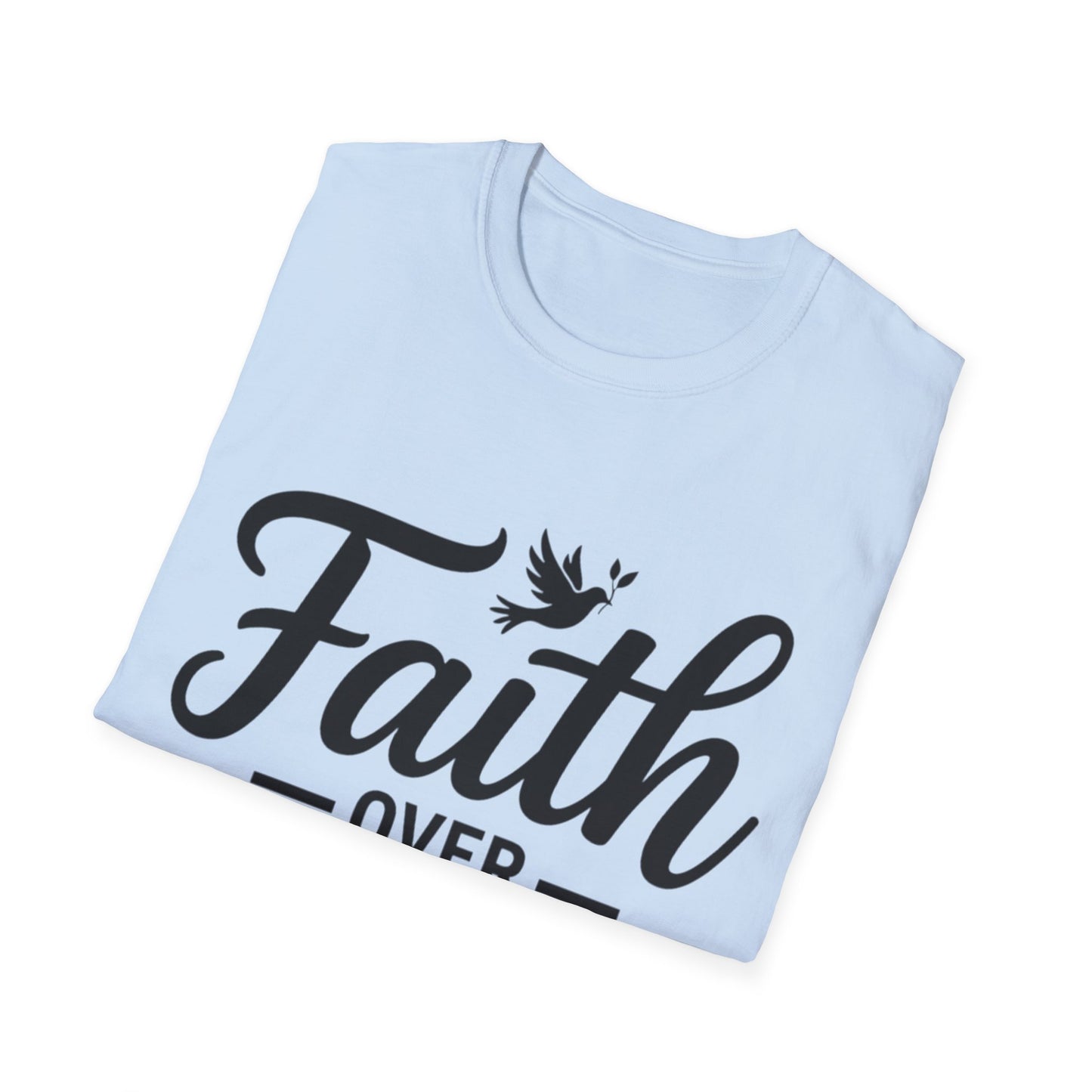 Faith Over Fear T-Shirt — Isaiah 41:10 Christian Inspirational Tee