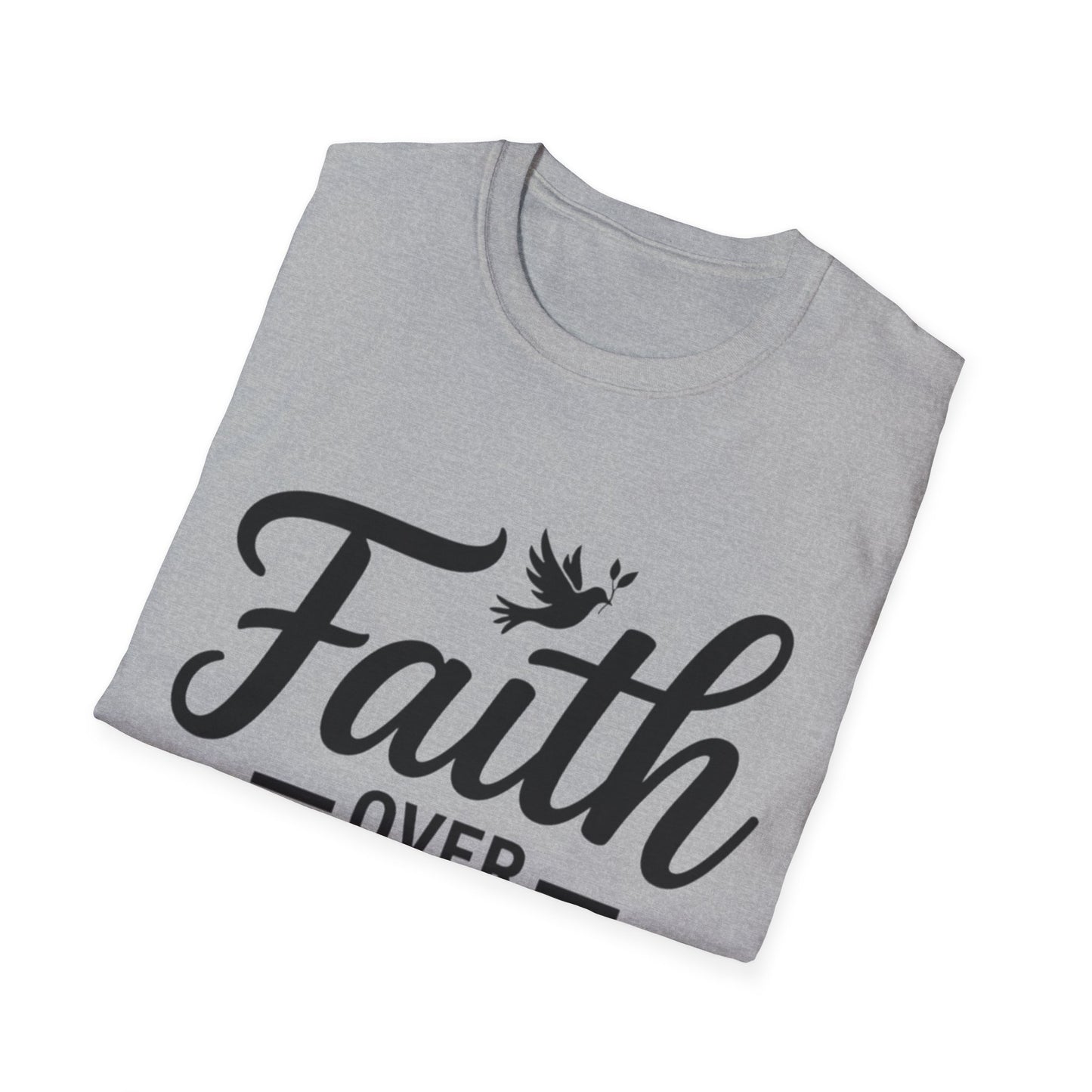 Faith Over Fear T-Shirt — Isaiah 41:10 Christian Inspirational Tee