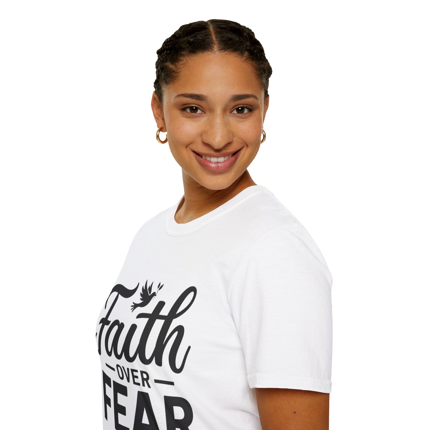 Faith Over Fear T-Shirt — Isaiah 41:10 Christian Inspirational Tee