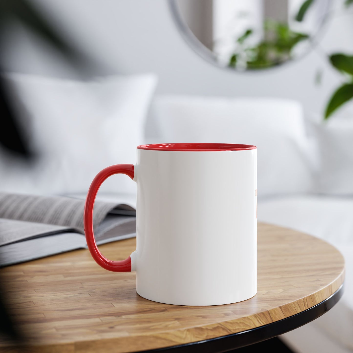 Christian Coffee Mug - "He Will Give You Beauty for Your Ashes" Isaiah 61:3 (Two-Tone 11oz)